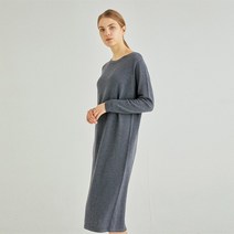 세컨스킨 홀가먼트 롱슬리브 드레스