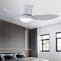 천정 실링팬 선풍기 아파트 천장 대형 LED, 단일사이즈, 화이트 38인치