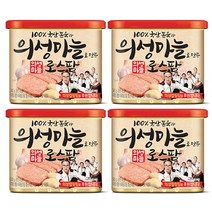 롯데햄 의성마늘 로스팜 340g/200g(4캔), 의성마늘 로스팜340g(4캔)