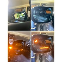 후면보기 블루 미러 Led 턴 신호 가열 랜드 로버 레인지 이그제큐티브 2pcs 용 블라인드 스팟 모니터, 한개옵션0