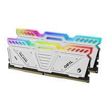GeIL Polaris RGB DDR5 RAM 32GB(16GBx2) 5200MHz 1.1V AMD 호환 롱 DIMM 고속 데스크탑 메모리 몰입형 게임/멀티미디어 콘텐츠 제작/ 라