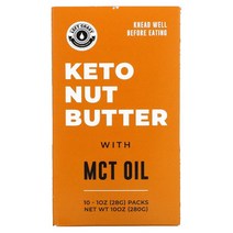 LEFT COAST PERFORMANCE KETO NUT BUTTER WITH MCT OIL, 단색, 한 사이즈
