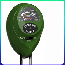 수분측정기 수맥봉 화분 식물 3 in 1 수분 햇빛 PH 측정기 토양 산성 라이트 테스트 정원 꽃 테스터, [01] 1PC PH Meter