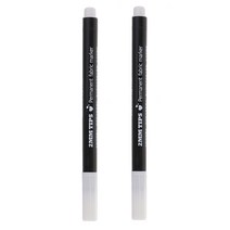 FWT 2 조각 2mm 영구 직물 마커 섬유 의류 펜 화이트 마커