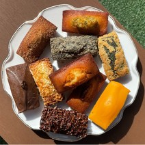 휘낭시에 10종 세트 100% 쌀가루 수제디저트 구움과자 결혼식 답례품 돌잔치 시보 신년 설 선물, 10구선물박스+리본