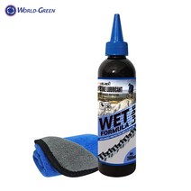 월드그린 자전거오일 자전거 오일/윤활유, 자전거 체인오일 (습식)200ml+마이크로화이바, 200ml, 1개