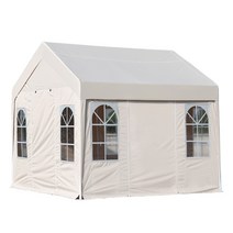 야외바베큐장 조립식 펜션 오두막 정자 철제 정원, 아치 텐트 3mx3m