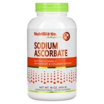 NutriBiotic Immunity 아스코르브산 나트륨 결정질 분말 454g(16oz), 997.9 g