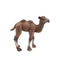 실사동물 쌍봉 낙타 피규어 2종 1P, 브라운