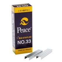 평화 스테플러침 NO.33호침 5000psc, 1개, 색상