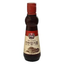가성비 CJ백설 진한참기름320ml 백설 참기름 들기름 기름 식용유 SB+ 6445EA, 1, 본상품선택