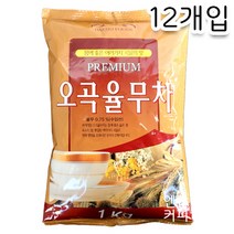 대호식품 프리미엄 오곡 율무차, 1kg, 1개입, 12개