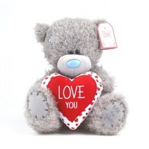 미투유 러브 유 하트 쿠션 베어 10in(25cm) VPX01003