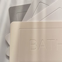 데코뷰 호텔식 BATH 규조토 발매트, 그레이
