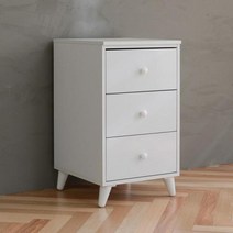 400 아이방 가구 3단 서랍장 책상다리 수납장 옷선반, 화이트