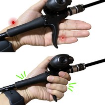 파지그립 낚시대 손목 손가락 보호 그립 손잡이 통증 낚시 로드 터널 방아쇠 트리거 보호대, 7, 일반형