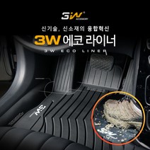 3W 카매트 벤츠 GLB 250 에코라이너 자동차 고무 발판 TPE신소재 차량 바닥 발매트, 벤츠BENZ GLB (X247) 2020.09~, 보조라이너 라이트 추가, 블랙