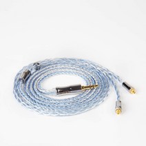 Yinyoo 이어폰 리 케이블 mmcx 3.5mm 헤드폰 교환용 케이블 KBEAR KBX4919 [전]Expension 이어 모니 업그레이드 케이블 은 도금선 24심 이어폰 케이블 중화 이어폰 케이블 음질 개선 SE315SE425SE535SE mm플러그)