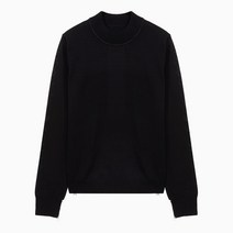 (당일) 23SS 메종 마르지엘라 백스티치 블랙 여성 울 니트 SI0HA0005 S17814 900F