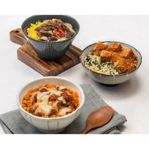 저당 다이어트 도시락 2주 식단 아침 점심 직장인 간편식, 강된장 두부 덮밥 8팩 1세트, 8개