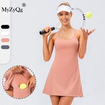 여자 테니스 복장 스트레치 빠른 드라이 골프 스포츠 포켓 휘트니스 배구 체육관 투피스 퀼로트 정장 바지 반바지 원피스 스커트 치마