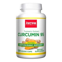 자로우 포뮬러스 커큐민 95 500 mg 120정 식물성 캡슐 항산화 지원 강황 추출물 164071, Curcumin Phytosome, 60 Count (Pack of 1)