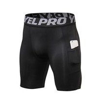 2포켓 4부 타이즈 / 마라톤 러닝 헬스 레깅스 반바지