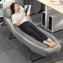 보호자용 침대 병원 간이 보호자 폴딩 매트 요양원, 178cm 라이트 그레이 + 침낭