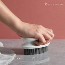 오즈리빙 다용도 빨래 세척 세탁 솔, 빨래솔 옐로우