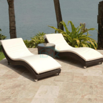 럭셔리글램핑 수영장 호텔 찜질방 소파 해변 태닝 긴, B