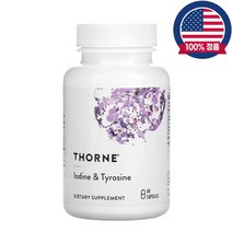 쏜리서치 아이오딘 225mcg 트로신 타이로신 L-Tyrosine 500mg 60캡슐