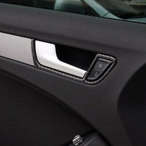 아우디 A4 카본 패널마스크 몰딩 SLINE 기어 컵홀더, D TYPE (윈도우스위치패널)