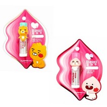 카카오프렌즈 온더바디 플럼핑 틴티드 립밤 라이언 어피치 촉촉한 보습 컬러 입술보호제 색있는 색립밤 립밥 립테라피 미니 발색 틴트 챕스틱 찹스틱, 어피치(레드발색)