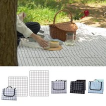 연인과 야외 나들이용 캠핑 감성매트 감성피크닉 소풍, 블랙150X150