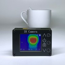 열화상카메라 열감지기 스마트폰 MLX90640 적외선 열 화상 카메라 온도 센서 1.8 인치 휴대용 IR 기록계 가정용 TFT 스크린