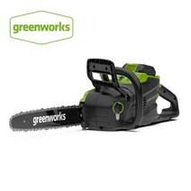 충전체인톱 소형전기톱 체인톱 Greenworks 24v/48v 듀얼 전압 무선 체인톱 브러시리스 모터 GD48CS36 4.0Ah, 01 Bare tool