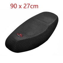 호환용 오토바이시트 뒷자리커버호환 XAutohaux 1Pcs M-XXL Anti-Slip 3D 메쉬 패브릭 시트 커버 통기성 방, 15 Black