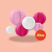 실내외장식 등불 한지등 만들기 30cm, GS9900038A화이트