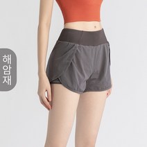 여성용 튤립라인 요가숏팬츠
