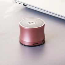 lg 블루투스 누구 스피커 새로운 EWA A109 TWS 금속 휴대용 음악 AUX-IN 마이크로 SD 마이크 핸즈프리 홈 사운드 박스, A109-Rose gold