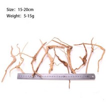 맹그로브 유목 가지 나무 장식 수족관 어항 수조 830cm 줄기 물고기 큰 크기 탱크 자연 식물 장식 1 피스, 15-20cm branch, CHINA