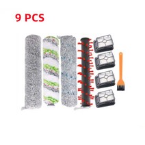 헤파필터 2554 롤러 브러시 HEPA 필터 세트 Bissell 크로스웨이브 무선 맥스 시리즈 2554A 2590 2593 2596 습식 건식 진공 청소기 부품 로봇청소기 파츠, [13] 9 PCS
