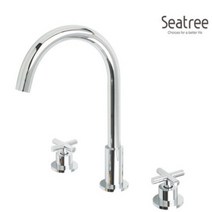 3홀 데크형 세면 수전 ST-03005C 크롬