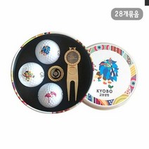 (묶음상품기획전)PGATOUR 챔피언쉽 3구 TIN-102 28개 1박스, 금장_은장