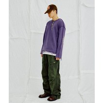 KNOW WAVE 코튼 왁스 빅 포켓 카고 팬츠 KNP017mKHAKI COTTON WAX BIG POCKET CARGO PANTS