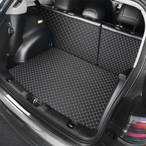 지엠지모터스 퀼팅가죽 차박 트렁크매트 분리형 풀세트, 컴패스 2022