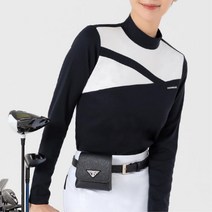 좋은 원단 골프 필드룩 여성 반목폴라티 긴팔 티셔츠 연습장