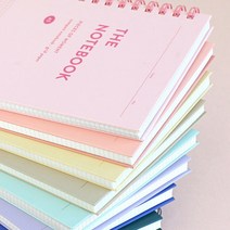아이코닉 컴팩트 노트 [A5 트윈링 모눈 유선 수학 공책], 라인노트, 12 Cafe latte