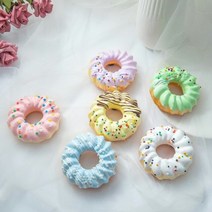 모형 음식 도넛 빵 케이크 웨딩 파티 장식품 촬영 인테리어 소품, 6개, 6개