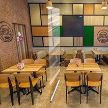 닐스샵_ 클립형북엔드 투명북앤드 식당칸막이 칸막이명패 상담칸막이 파티션POP _neills, 닐스샵_ 비대면 칸막이 가림막 파티션 비말가림막, 닐스샵_ 02.중_80x200